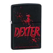 Dexter Logo Black Matte Zippo Lighter